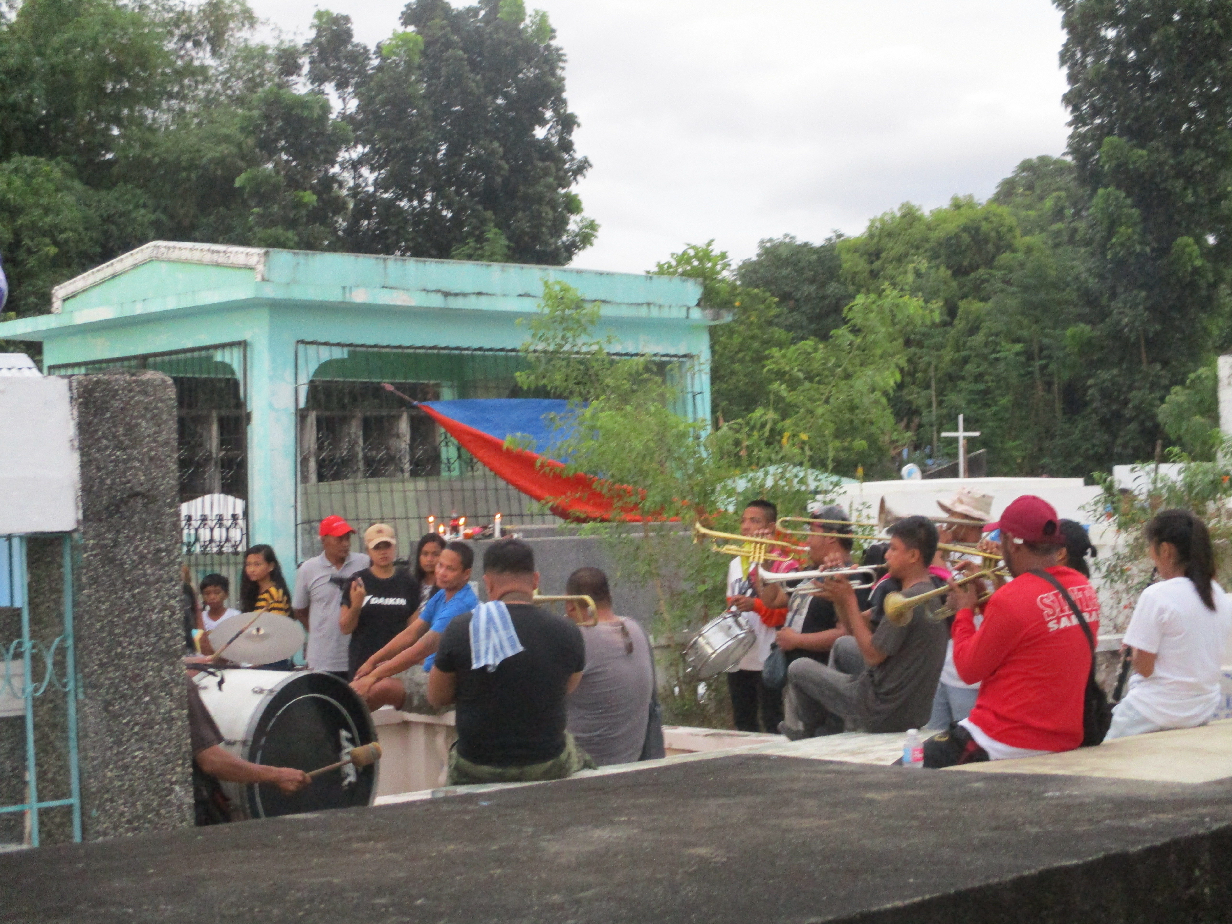 band at cemetery